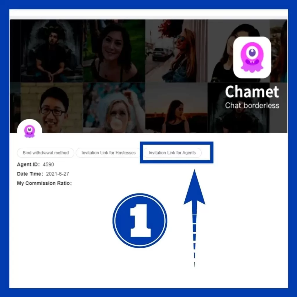 Invite sub-agents to Chamet App