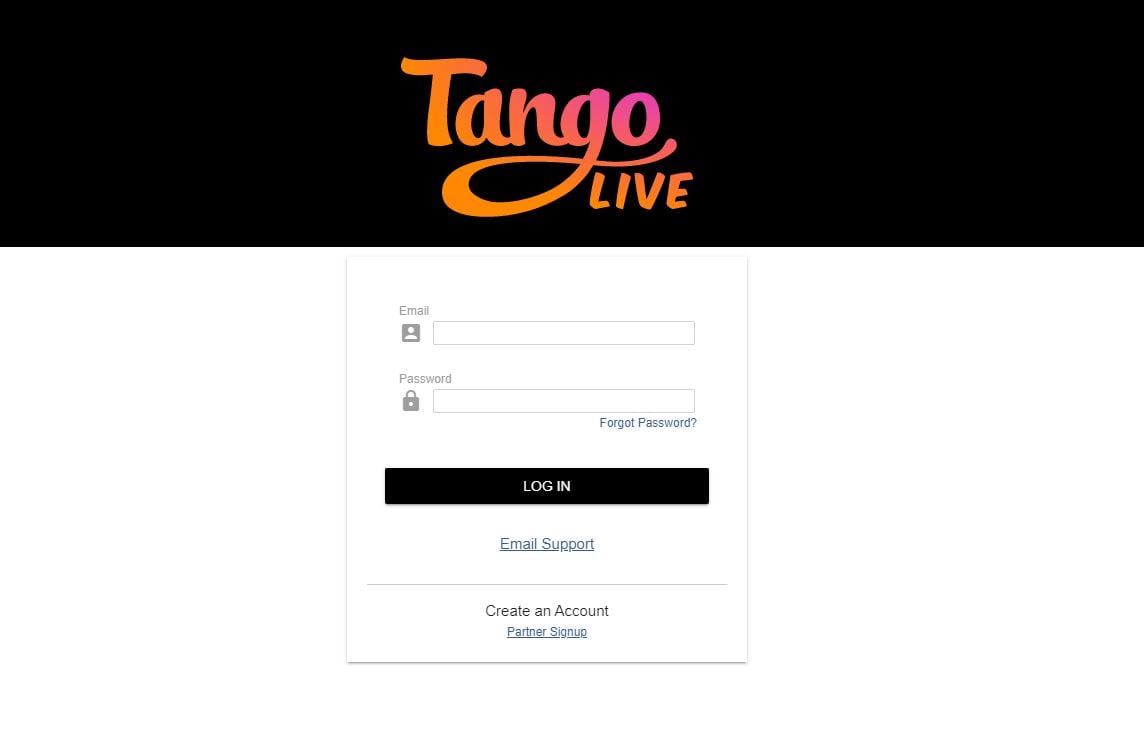Sign in to Tango Partners